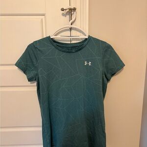 Under Armour Women's Geometric Teal Tee
